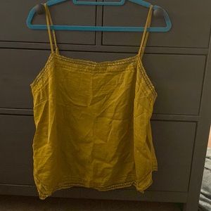 Mustard Abercrombie top size XL